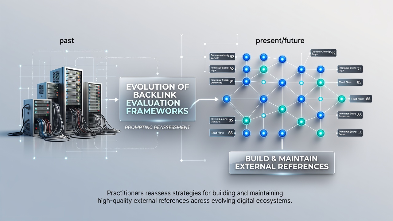 The Evolution of Backlink Evaluation Frameworks Prompts New Approaches to External References